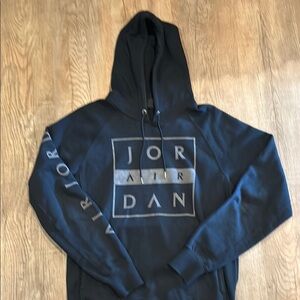 Jordan Black Hoodie for Men medium